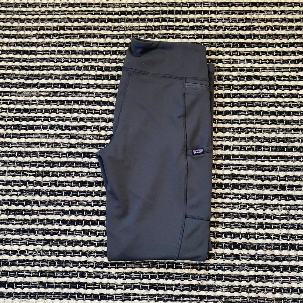 🌿Patagonia Womens Gray Multi Pockets Leggings M